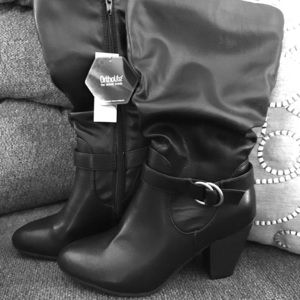 Croft & Barrow Gladys Mid Calf Boot Heels